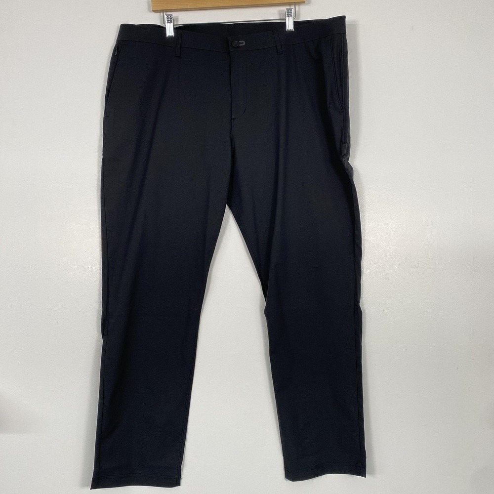 Public Rec Pants Mens 42x32 Black‎ Performance Dress Tapered Golf Work Office